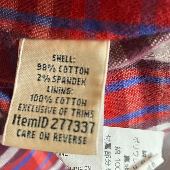 L.L. Bean flannel lined Classic Fit size 10 khaki NWT women's - Picture 4 of 7